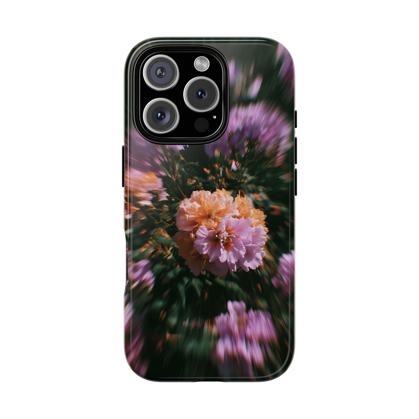 Grainy Blur Flower Phone Case