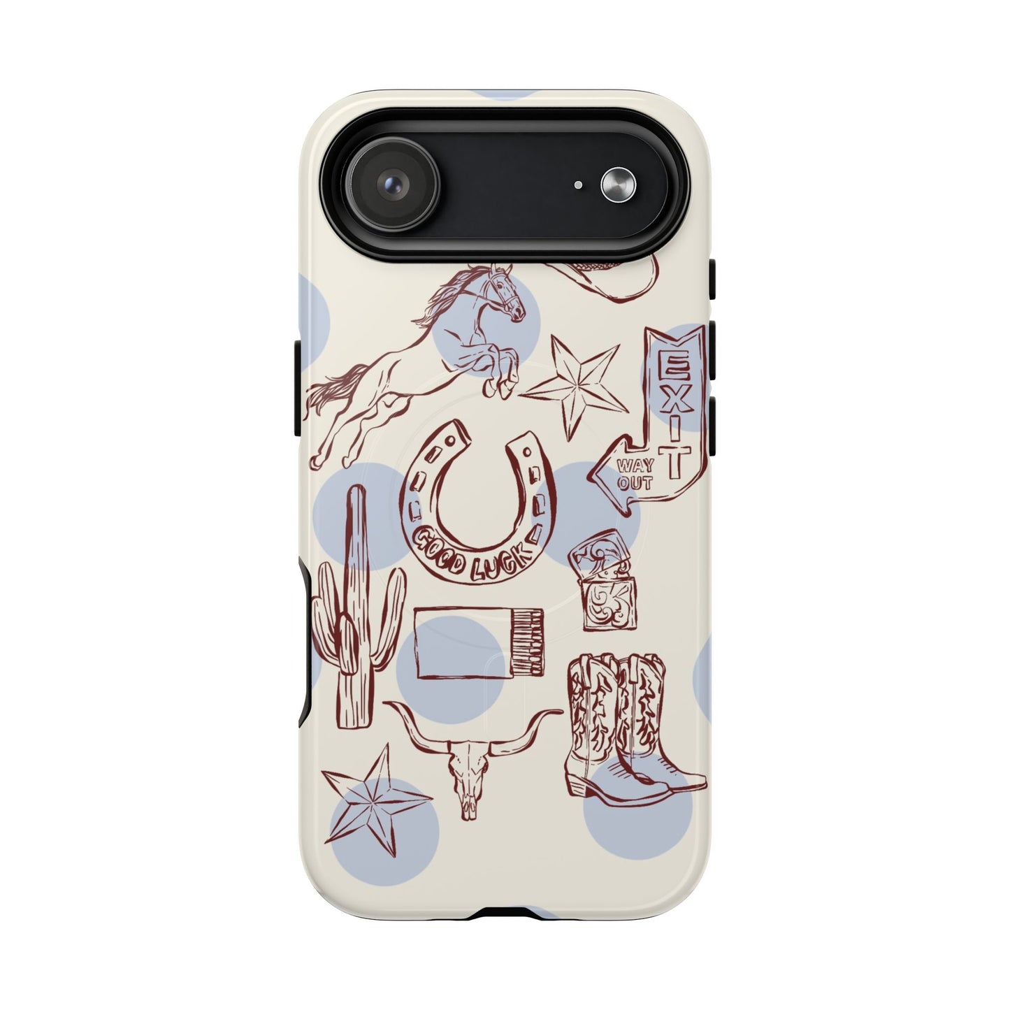 Western Cowboy Phone Case — Tough Magnetic Protective Case
