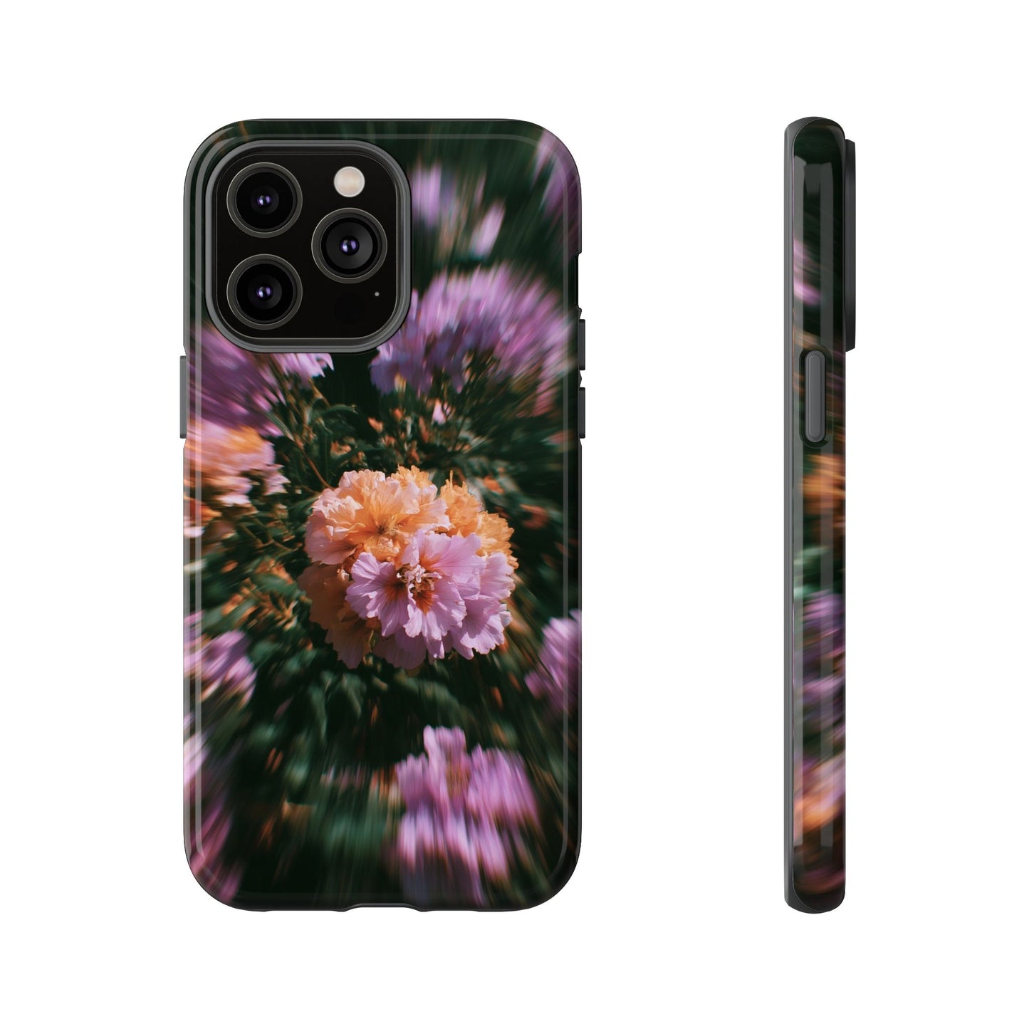 Grainy Blur Flower Phone Case