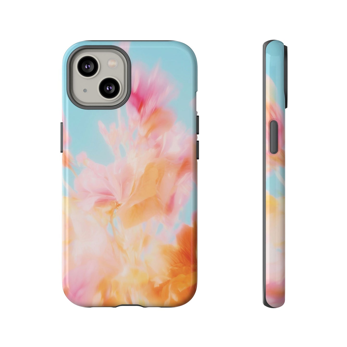 Grainy Blur Flower Phone Case
