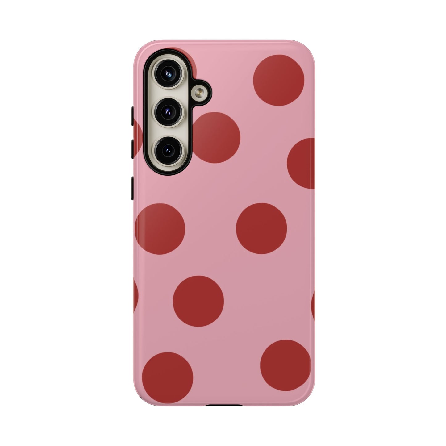 Pink & Red Polka Dot Tough Phone Case