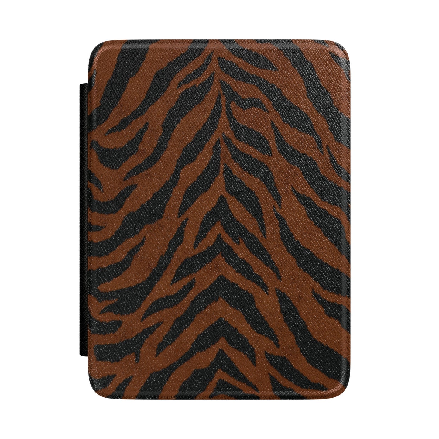 Tiger Stripe Kindle Case — Brown & Black Animal Print E-Reader Cover