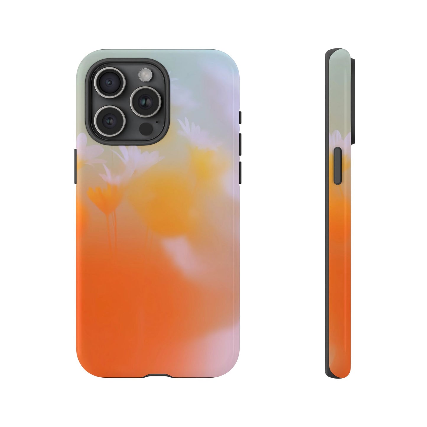 Grainy Blur Flower Phone Case