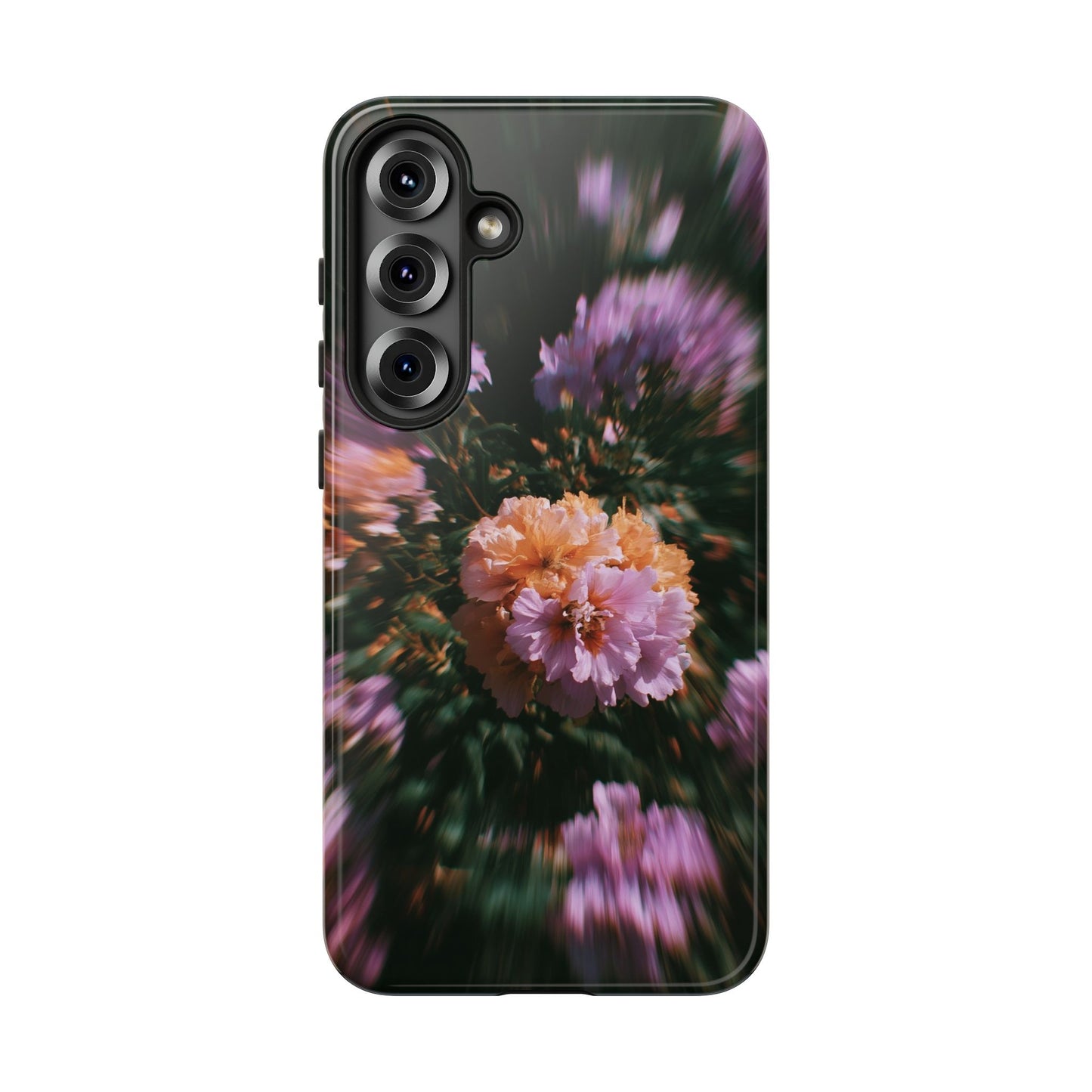 Grainy Blur Flower Phone Case