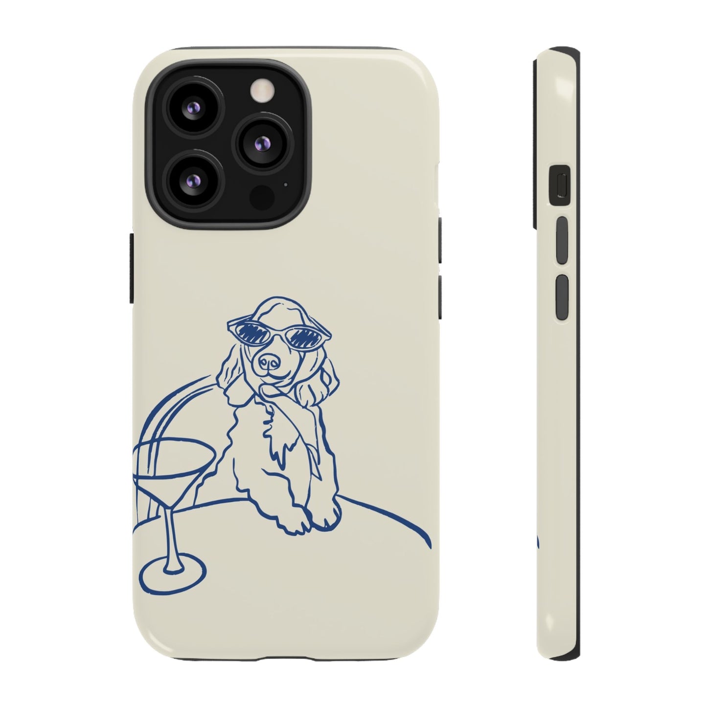 Fashion Dog Design Tough Phone Case