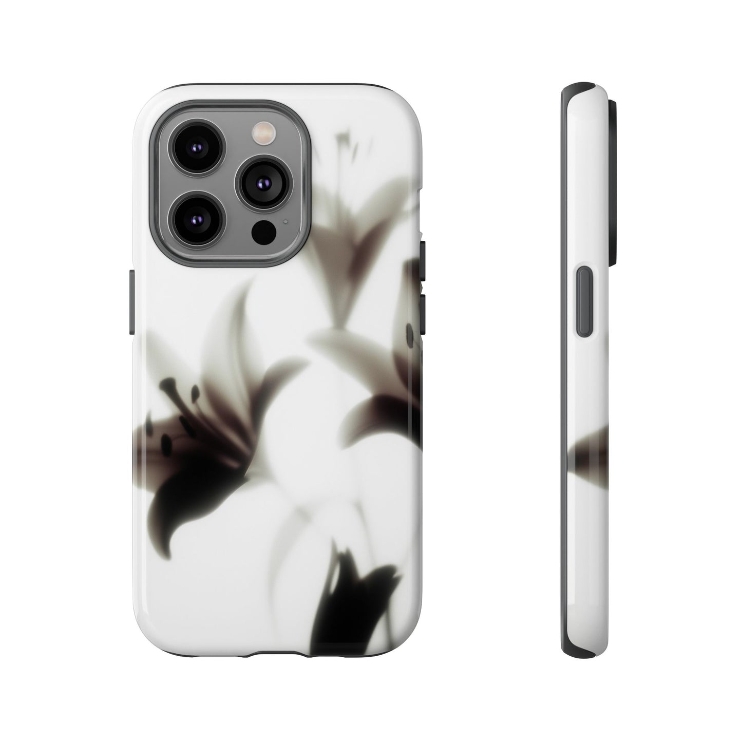 Grainy Blur Flower Phone Case