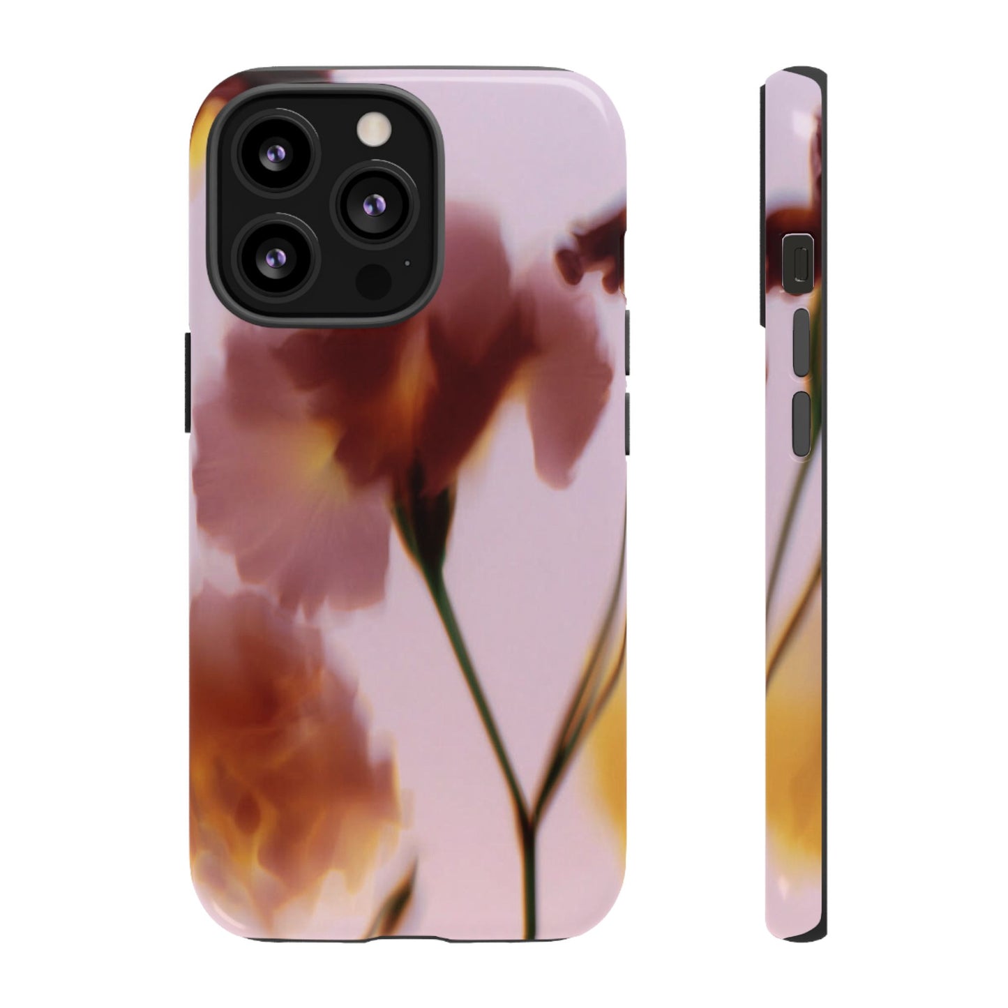 Grainy Blur Flower Phone Case