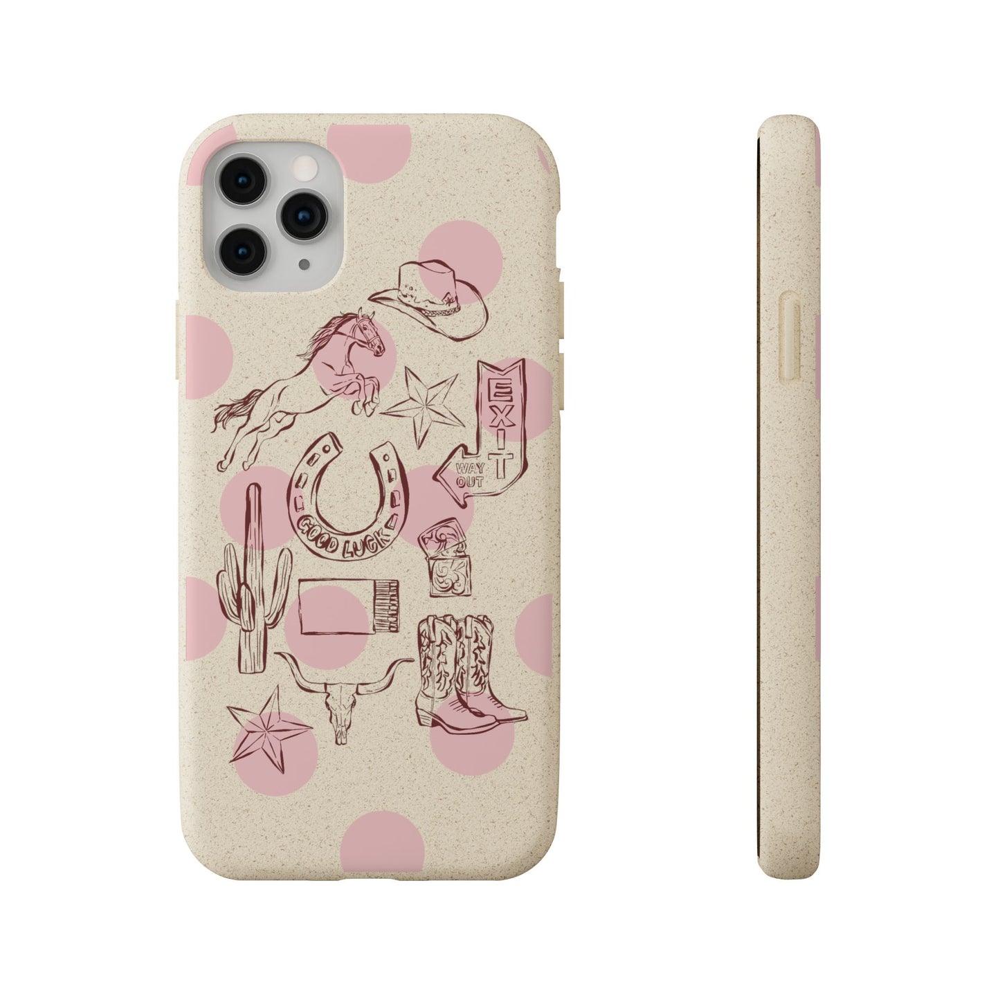 Western Biodegradable Phone Case