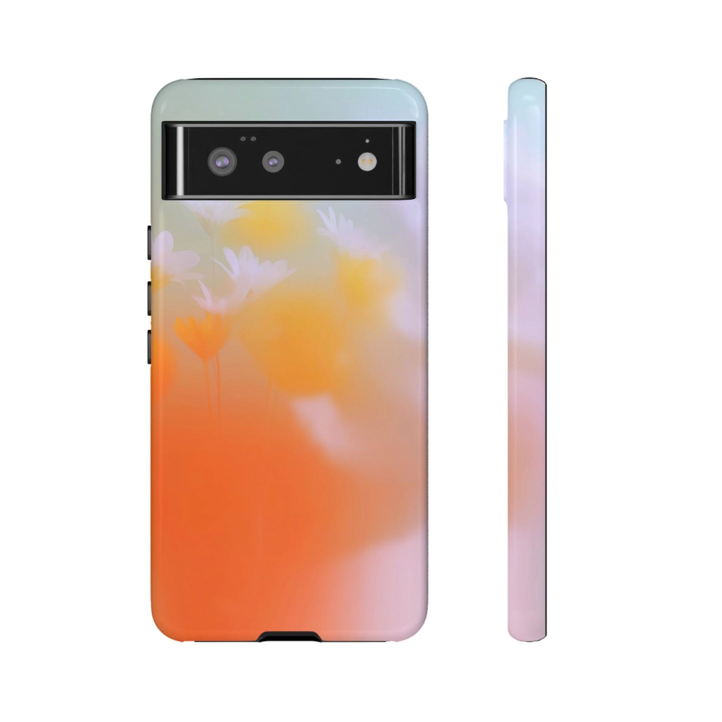 Grainy Blur Flower Phone Case