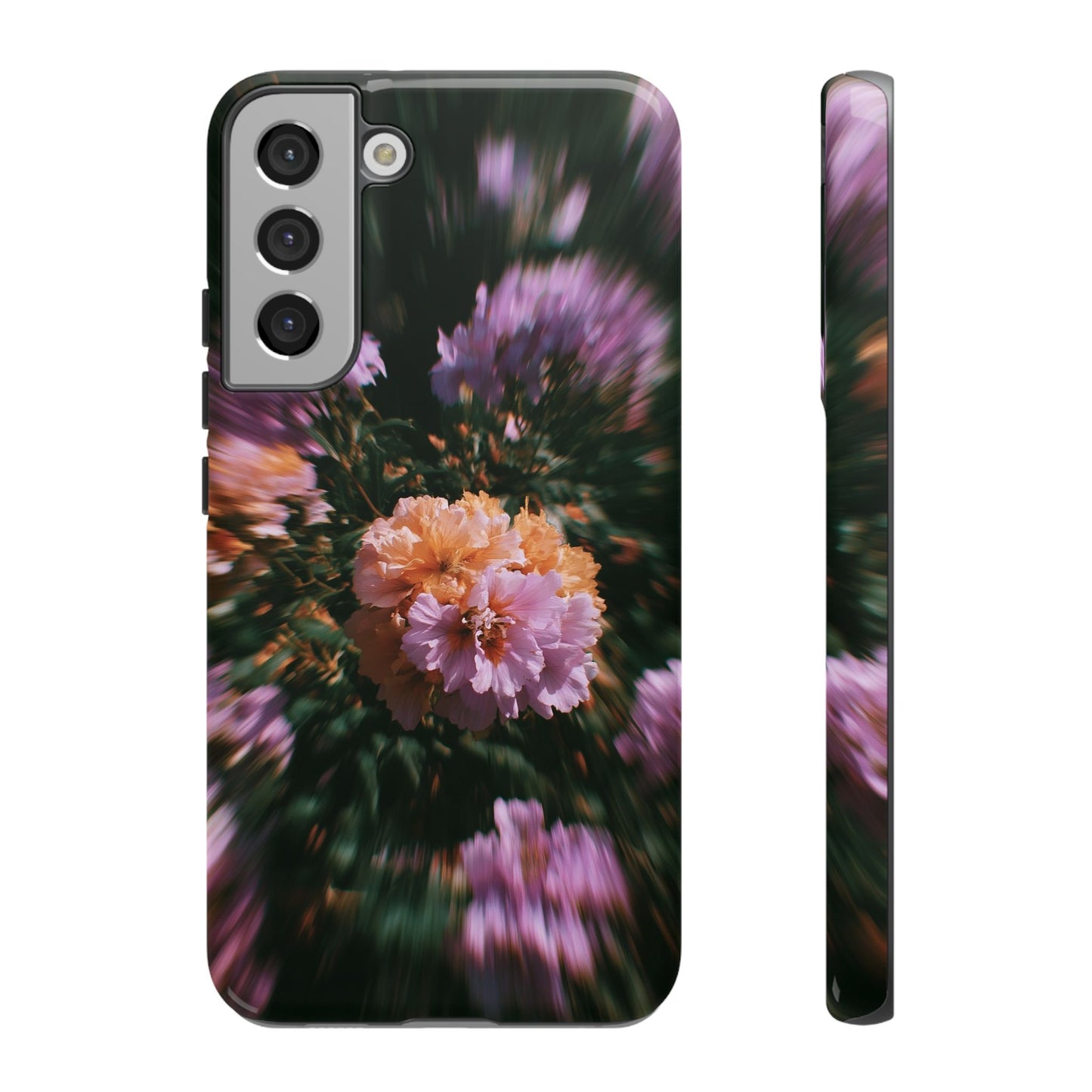 Grainy Blur Flower Phone Case