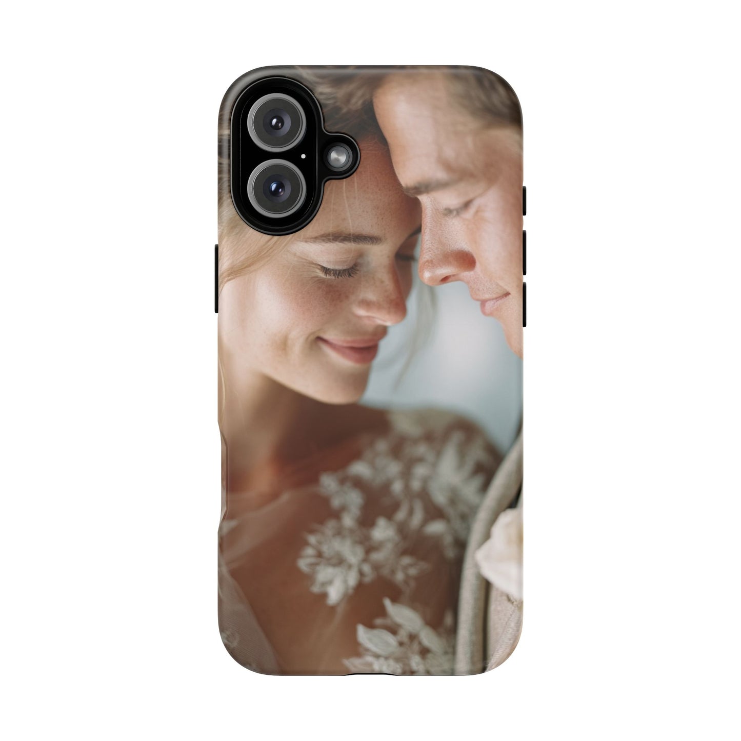 Personalized Photo Tough Phone Case (Custom Couple/Wedding Portrait)