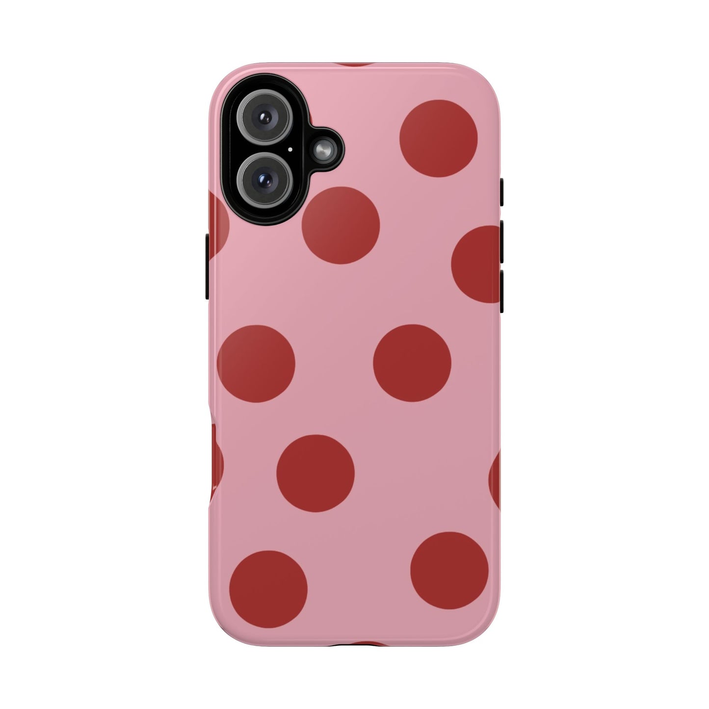 Red & Pink Polka Dot Tough Phone Case