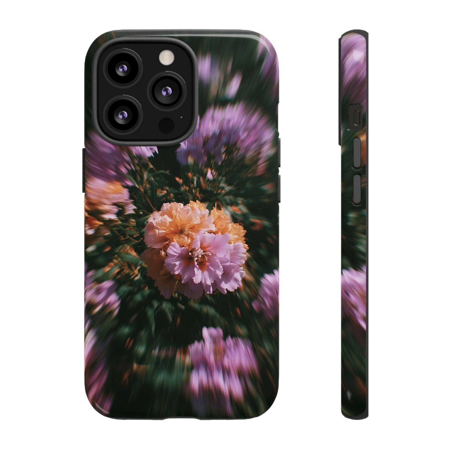 Grainy Blur Flower Phone Case