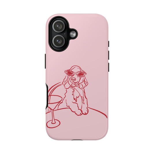 Fashion Dog Design Tough Phone Case