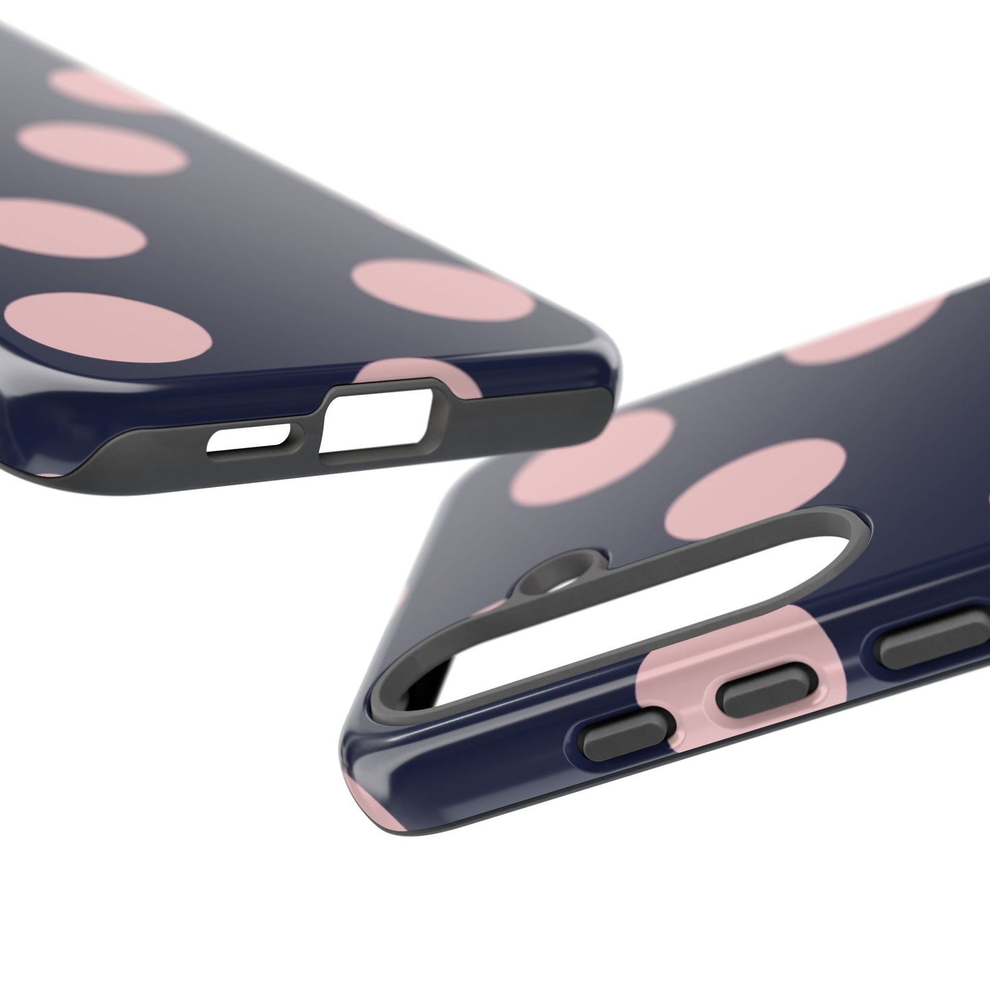 Blue & Pink Polka Dot Phone Case