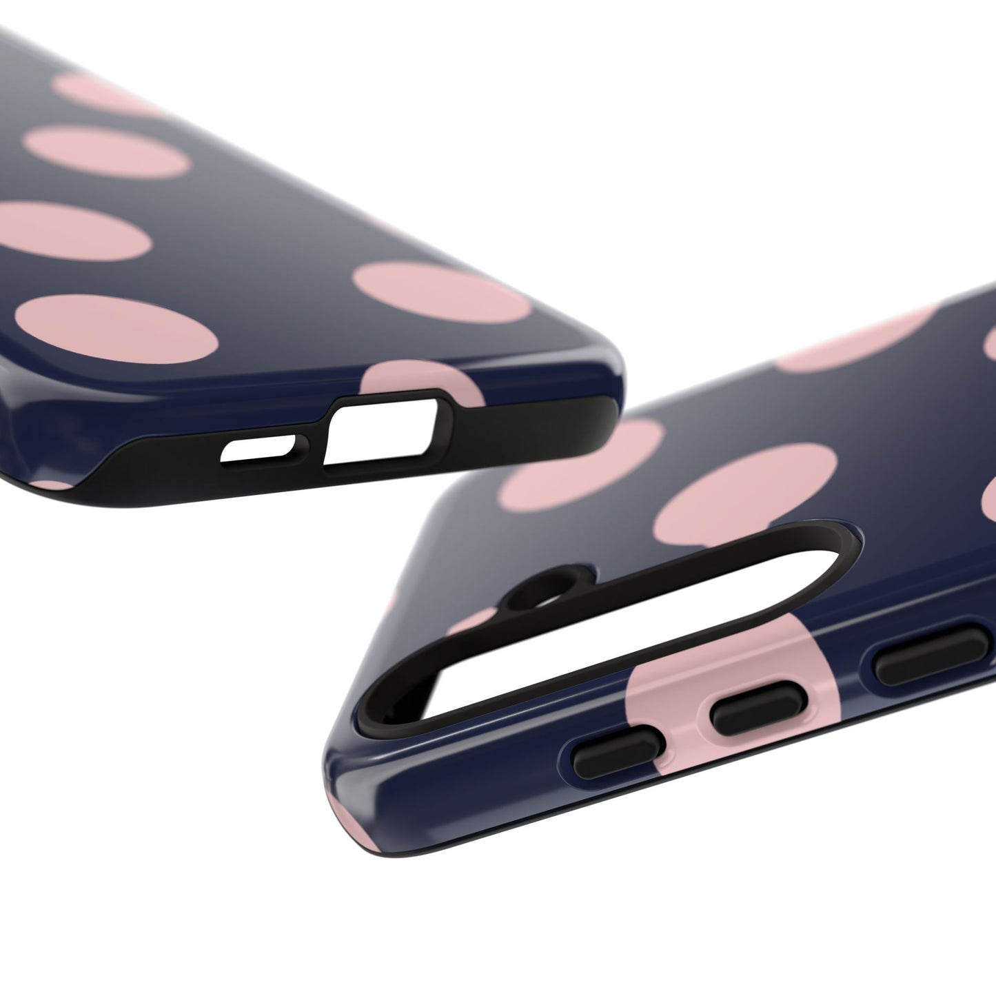 Blue & Pink Polka Dot Phone Case