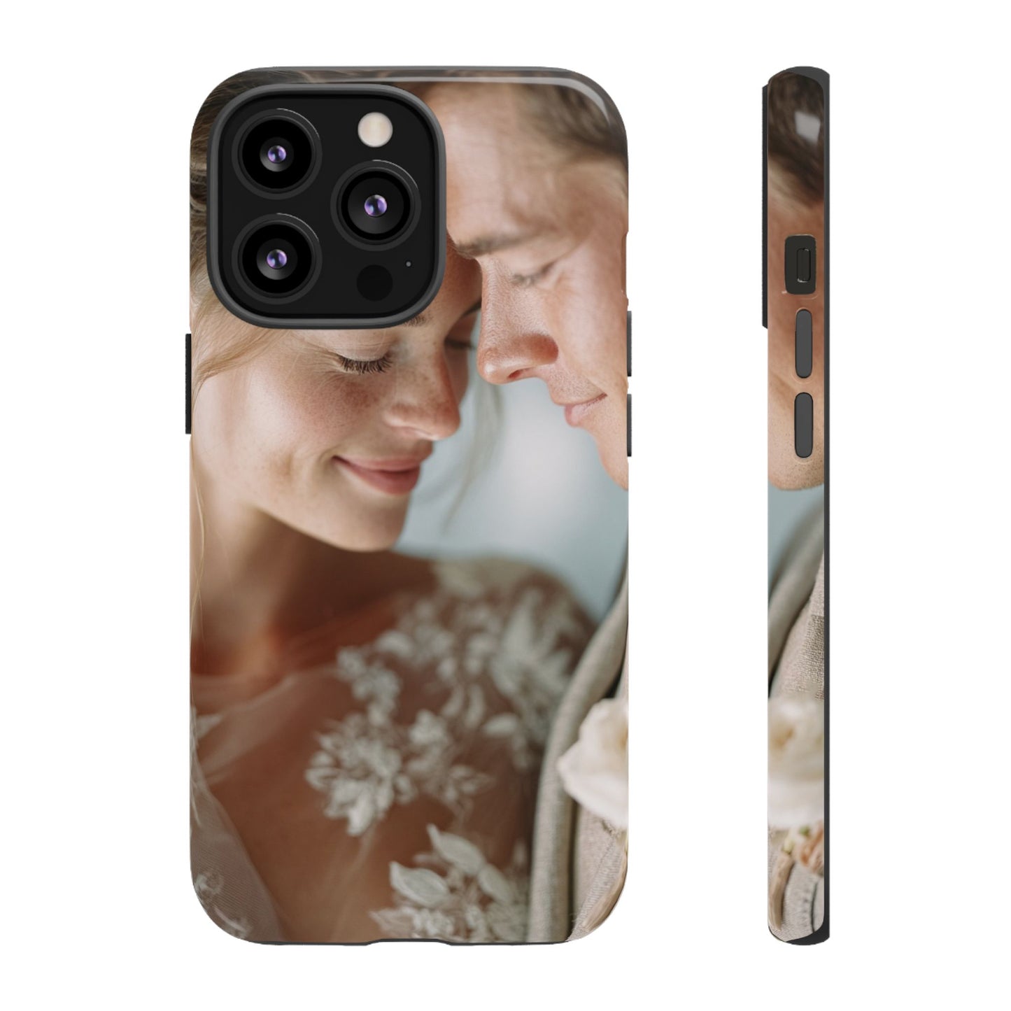 Personalized Photo Tough Phone Case (Custom Couple/Wedding Portrait)