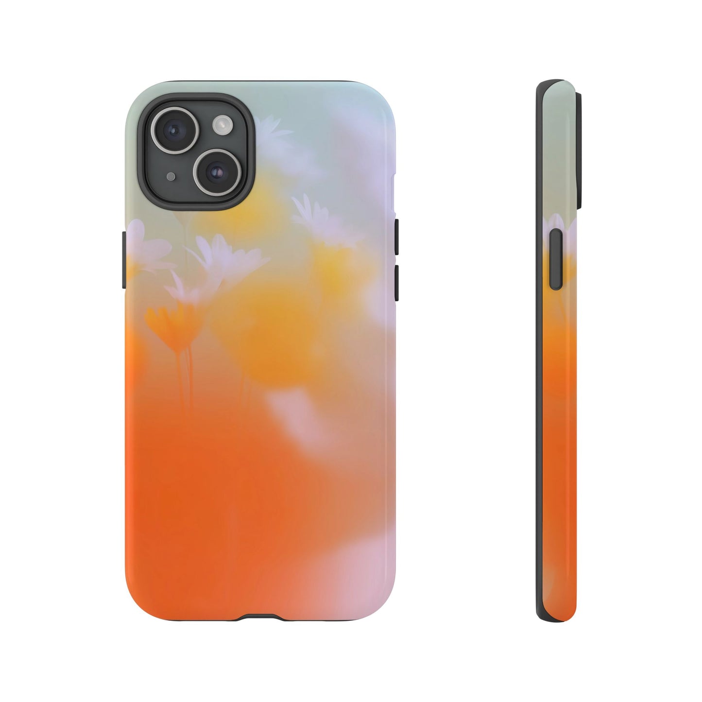Grainy Blur Flower Phone Case