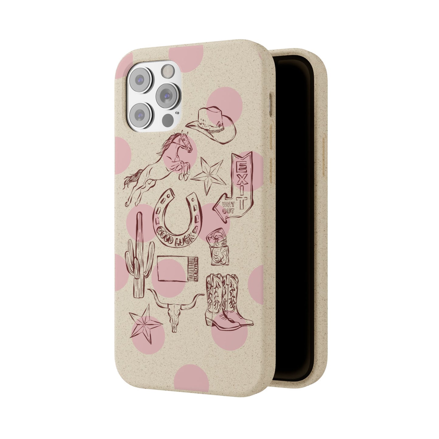 Western Biodegradable Phone Case
