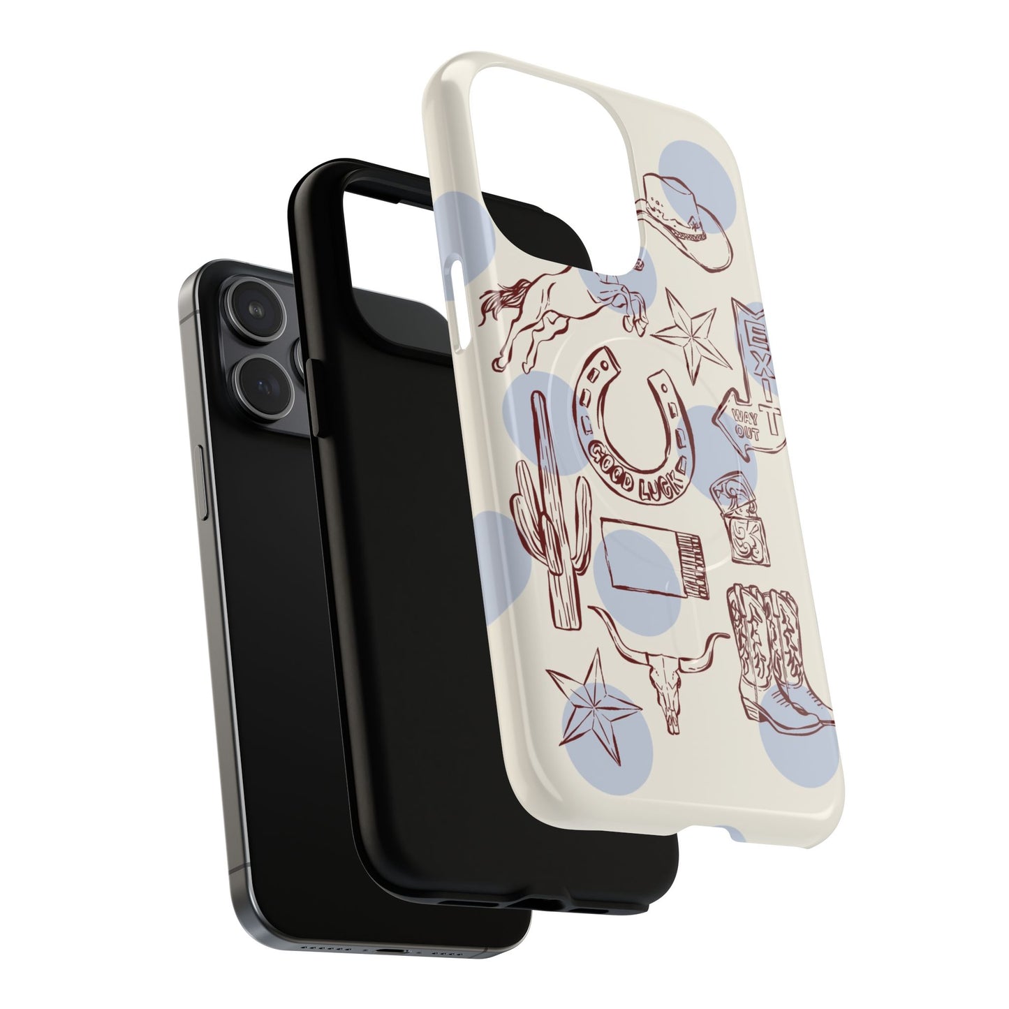 Western Cowboy Phone Case — Tough Magnetic Protective Case