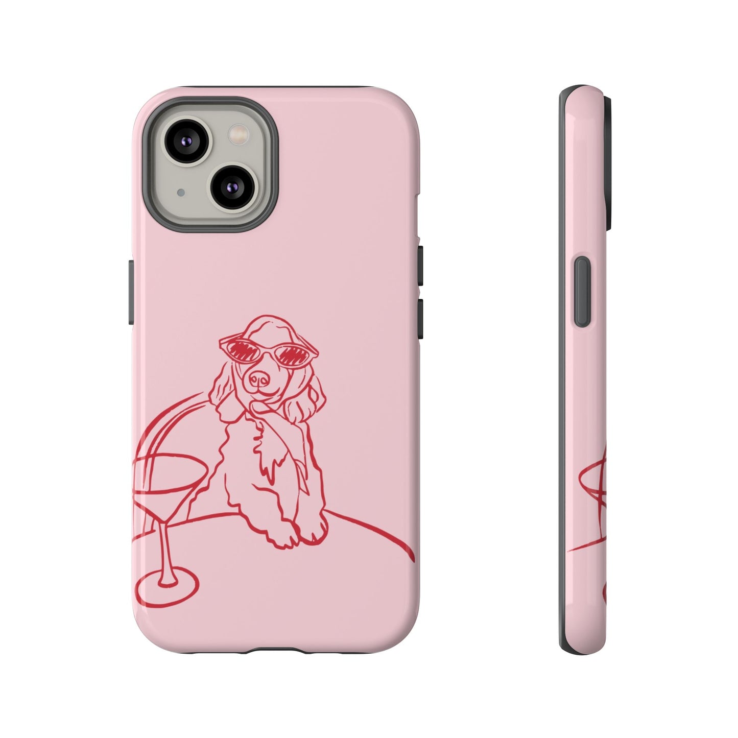 Fashion Dog Design Tough Phone Case