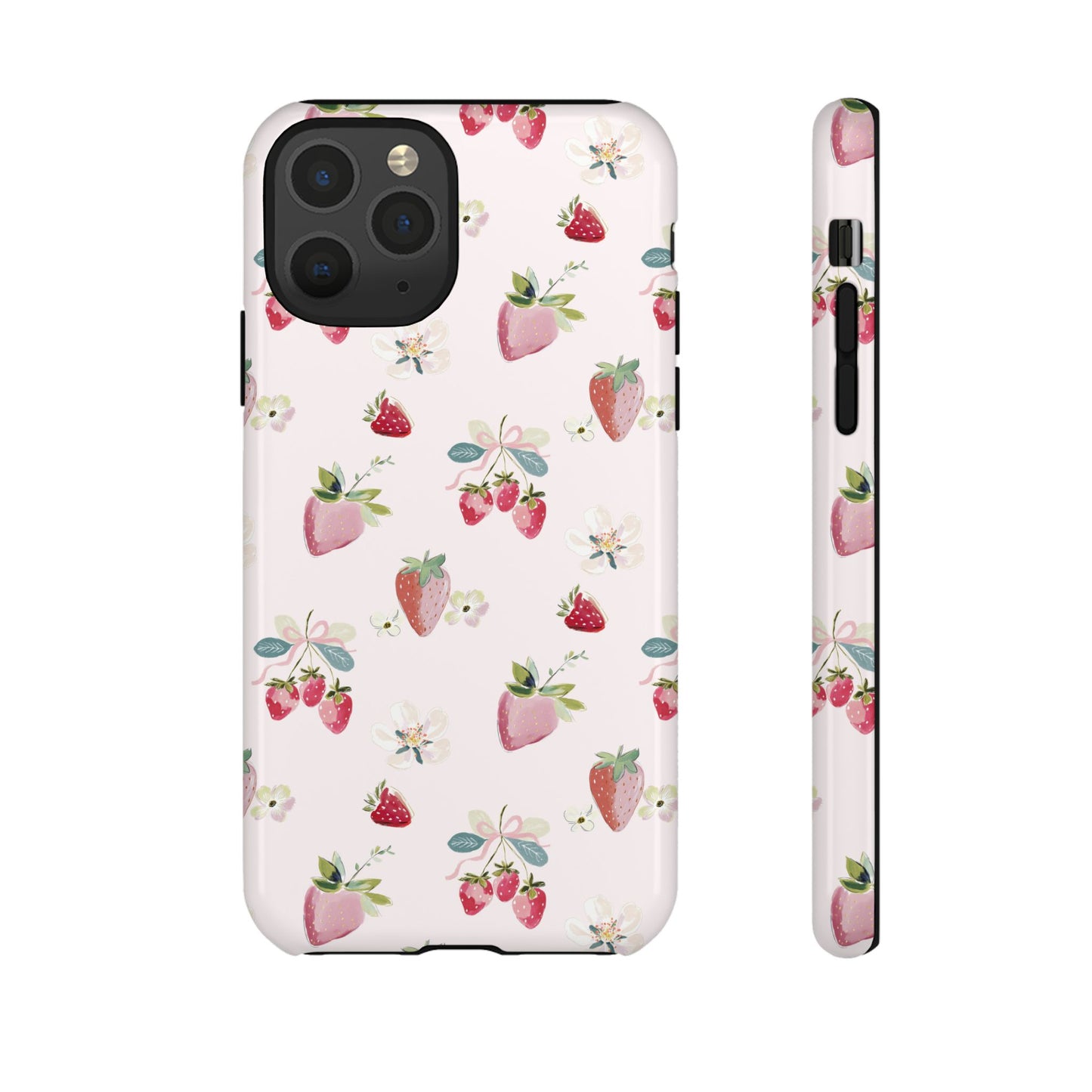 Strawberry Blossom Tough Phone Case