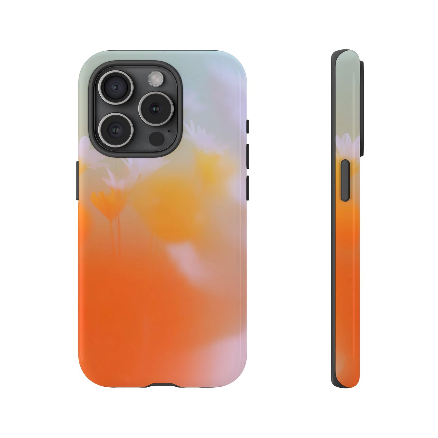 Grainy Blur Flower Phone Case