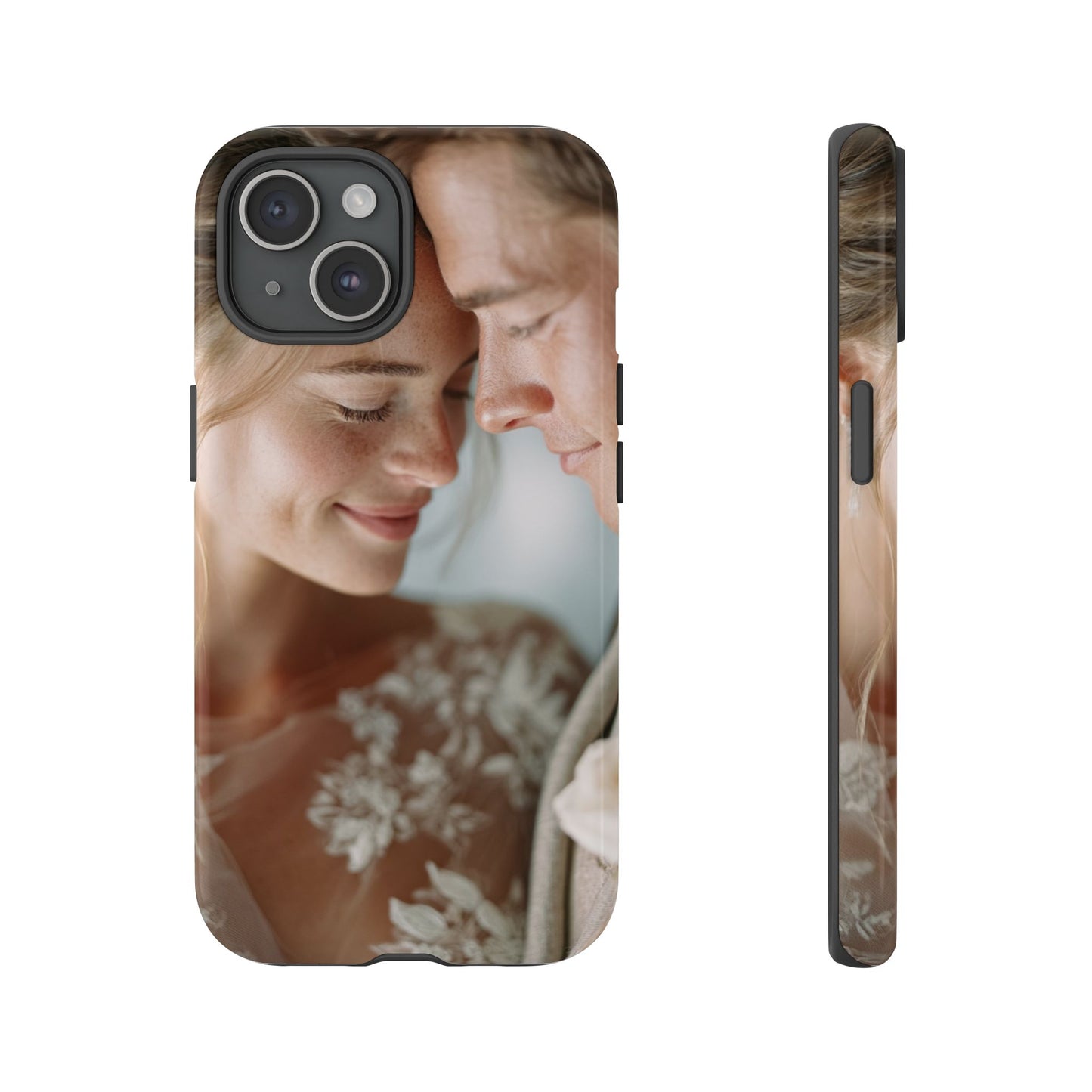 Personalized Photo Tough Phone Case (Custom Couple/Wedding Portrait)