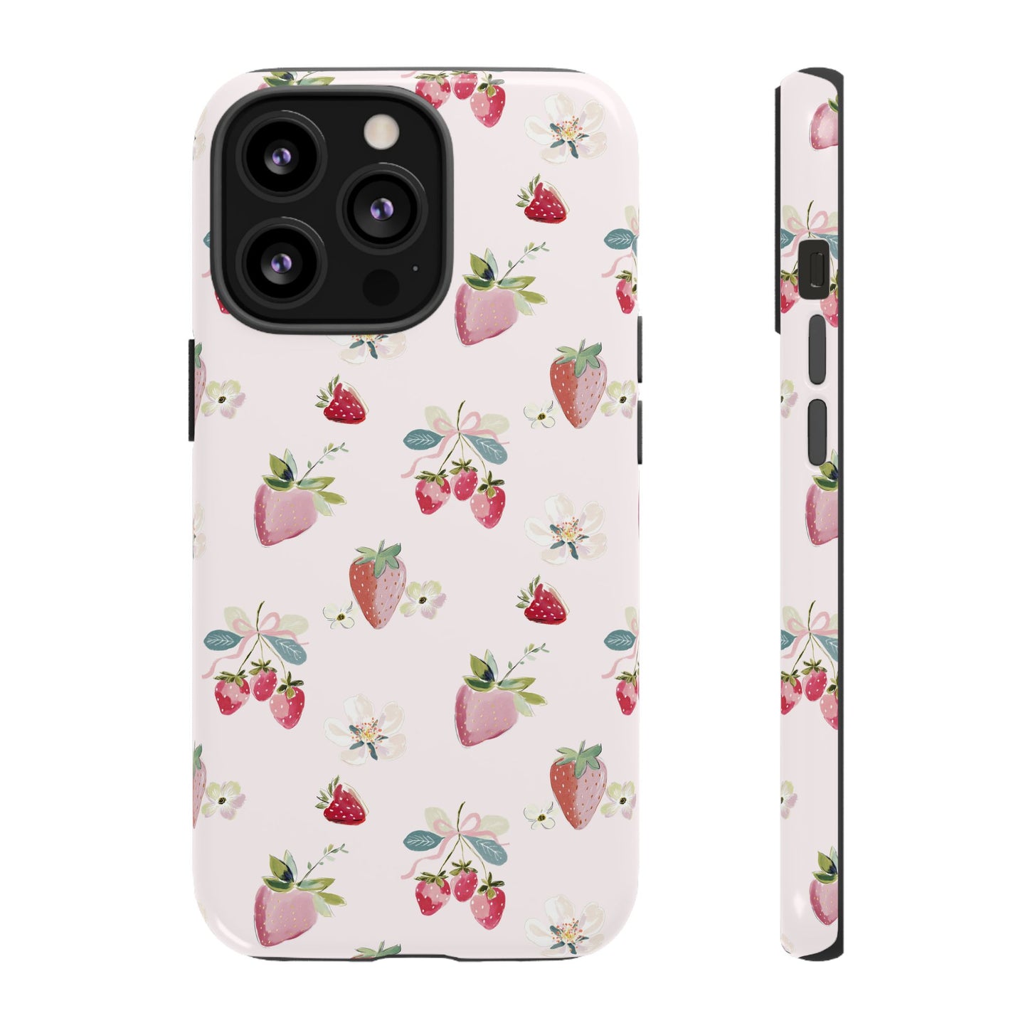 Strawberry Blossom Tough Phone Case