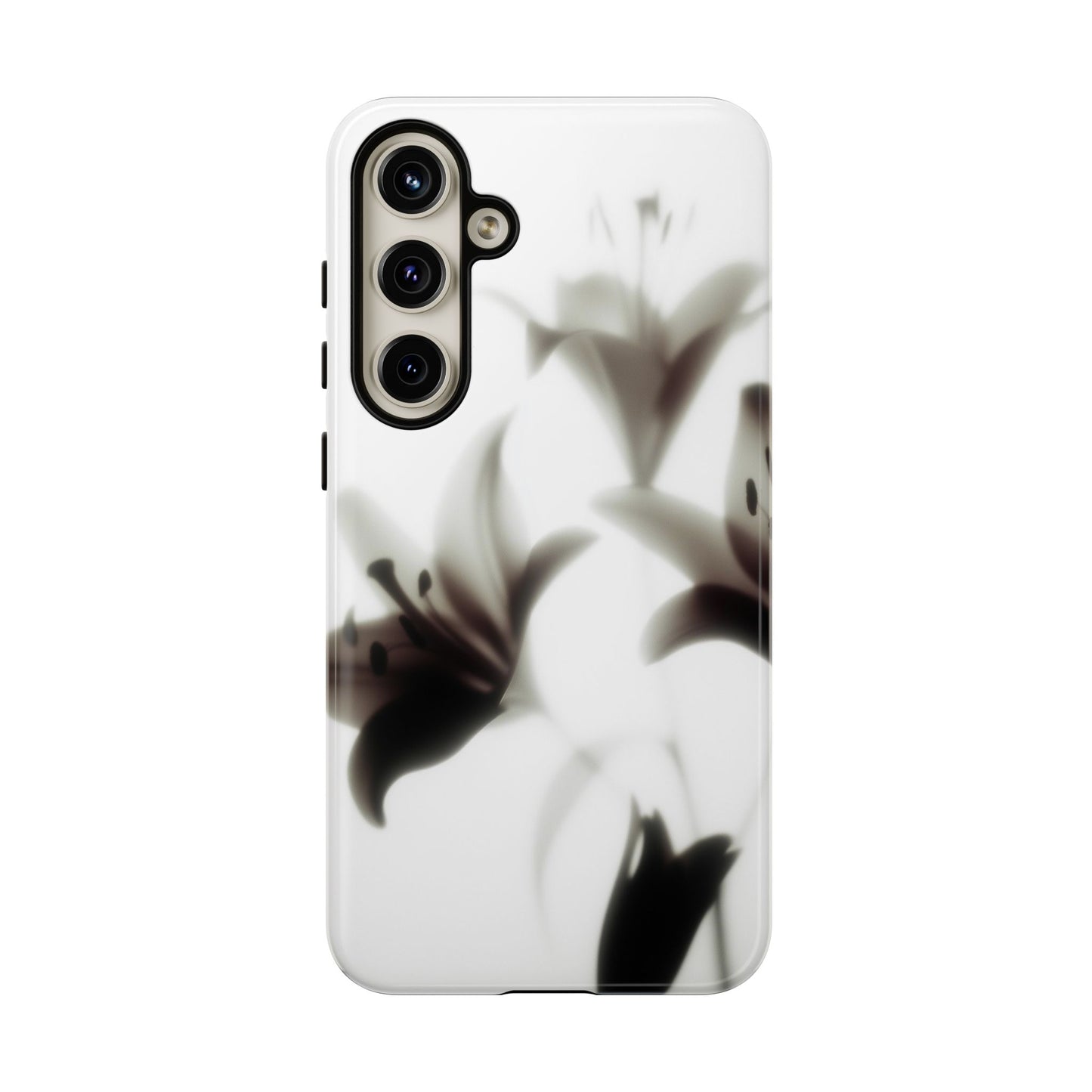 Grainy Blur Flower Phone Case