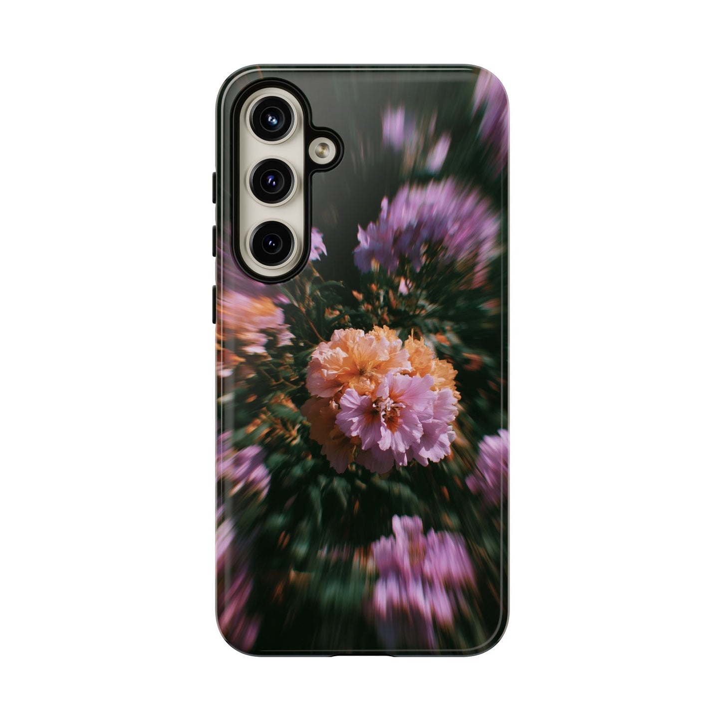Grainy Blur Flower Phone Case