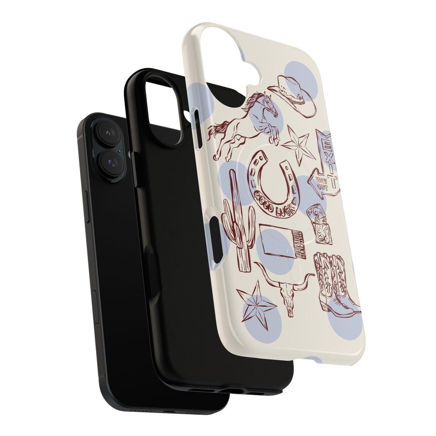 Western Cowboy Phone Case — Tough Magnetic Protective Case