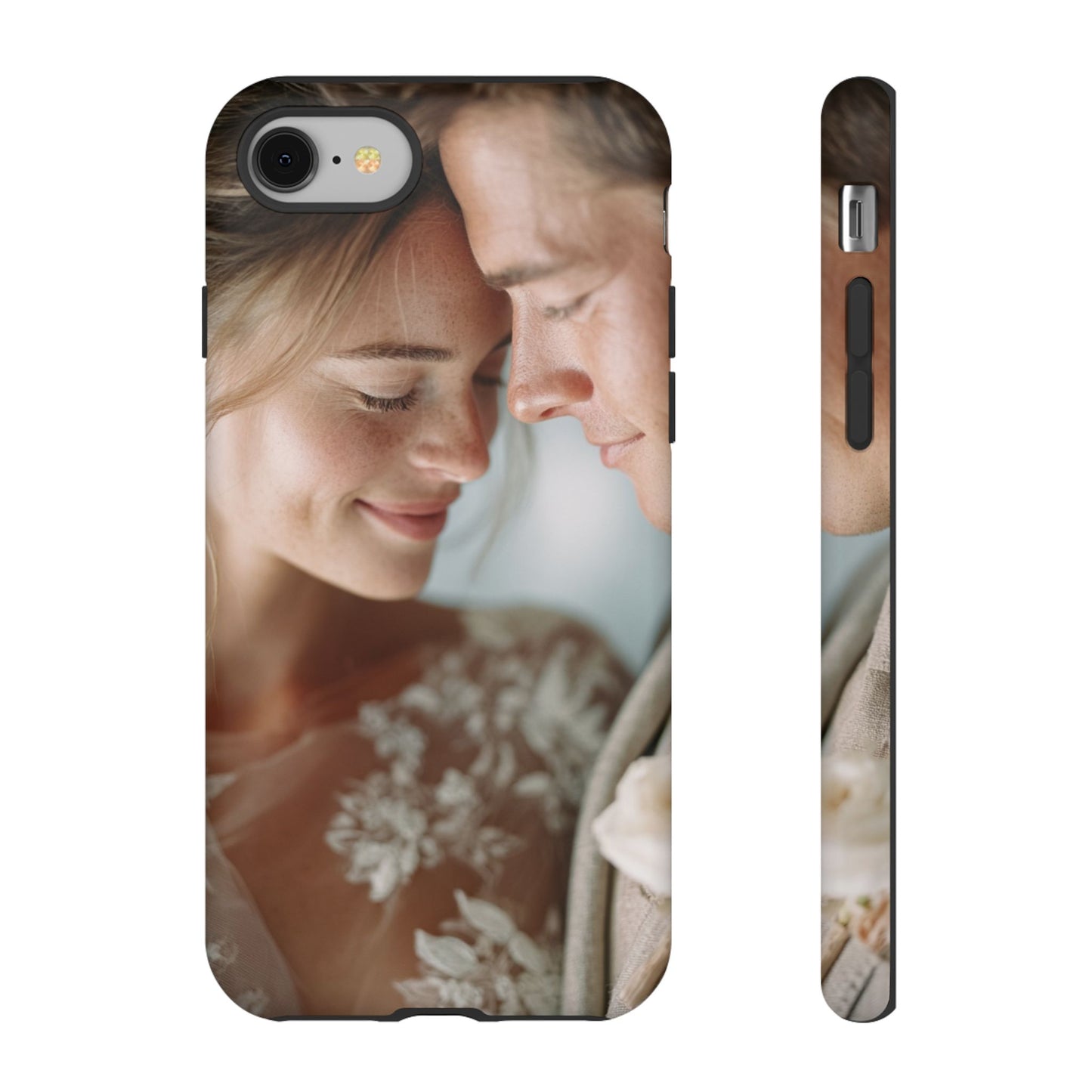 Personalized Photo Tough Phone Case (Custom Couple/Wedding Portrait)