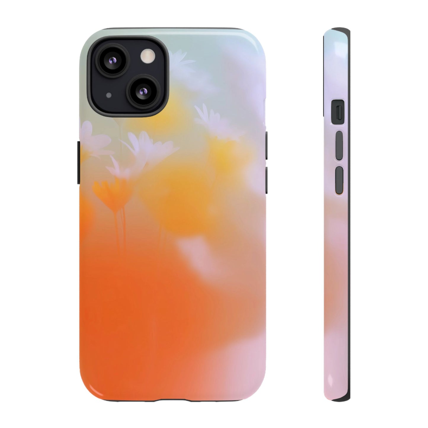 Grainy Blur Flower Phone Case