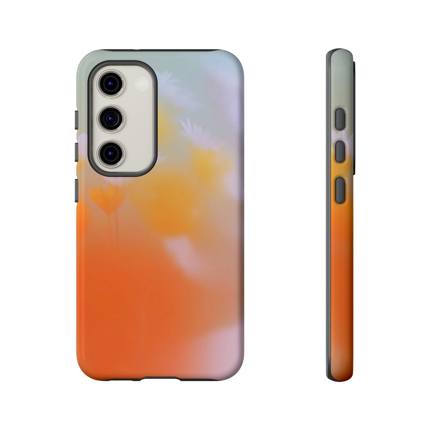 Grainy Blur Flower Phone Case