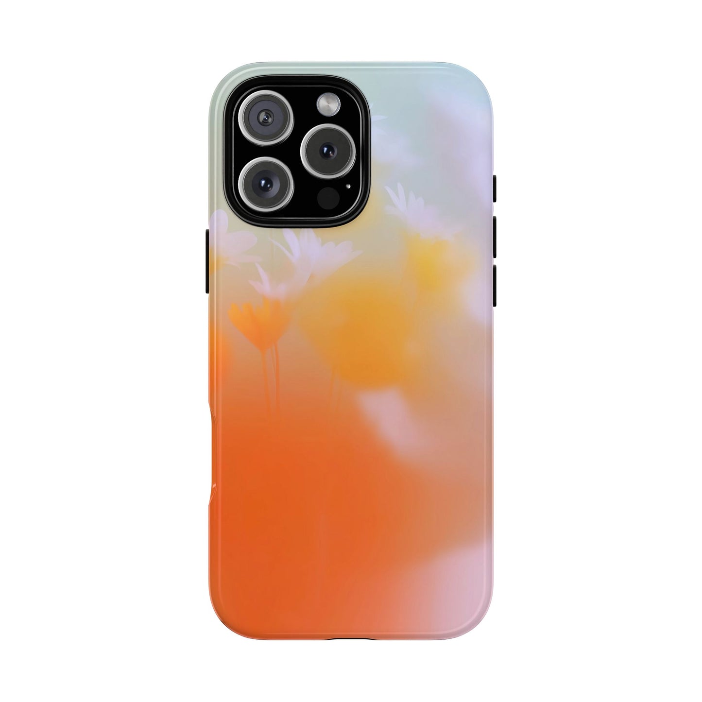 Grainy Blur Flower Phone Case