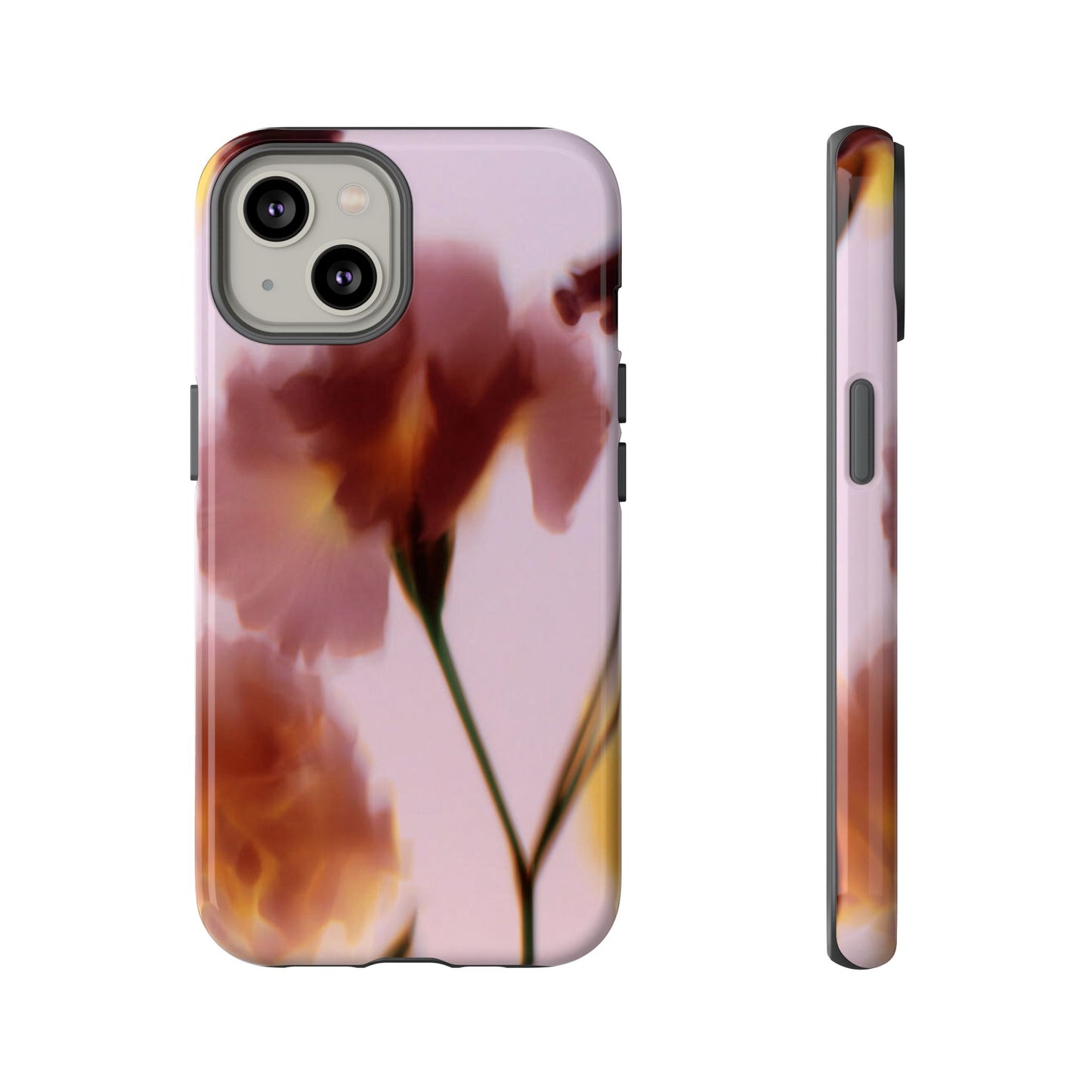 Grainy Blur Flower Phone Case