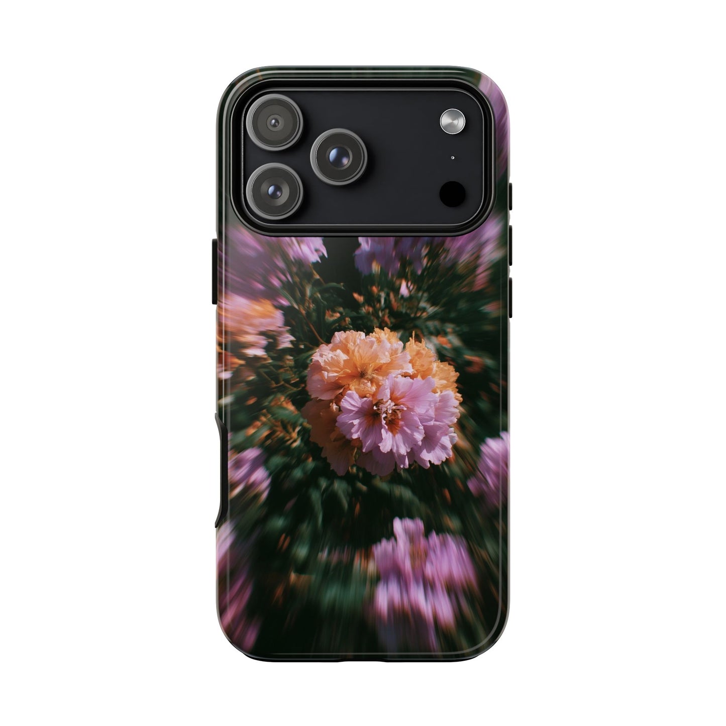 Grainy Blur Flower Phone Case