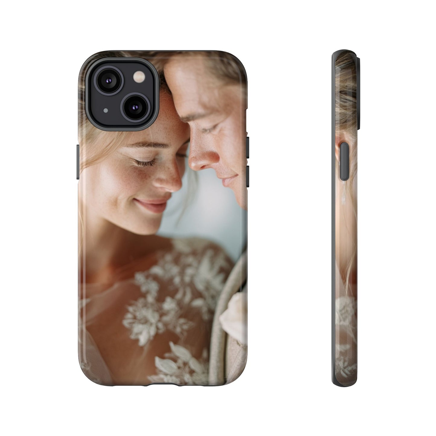 Personalized Photo Tough Phone Case (Custom Couple/Wedding Portrait)