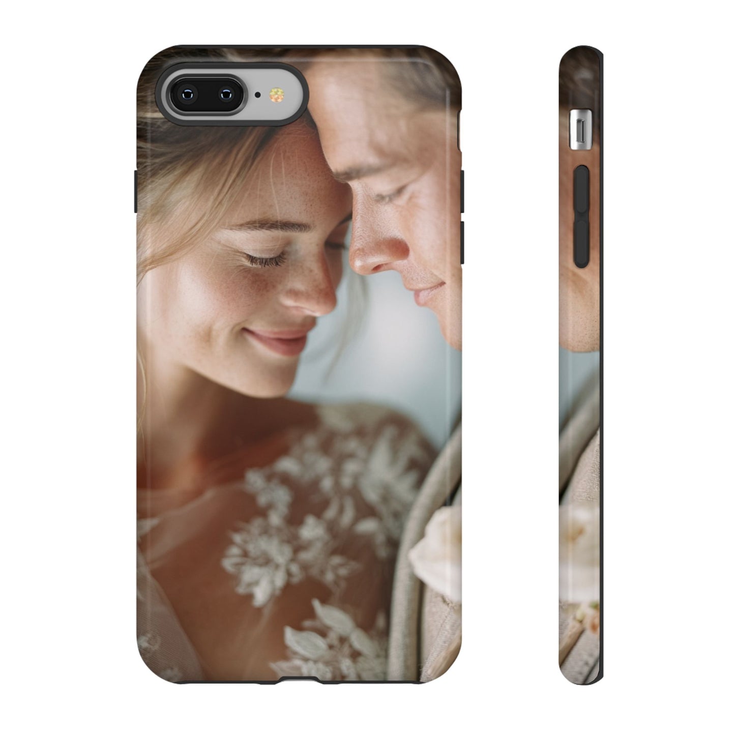 Personalized Photo Tough Phone Case (Custom Couple/Wedding Portrait)