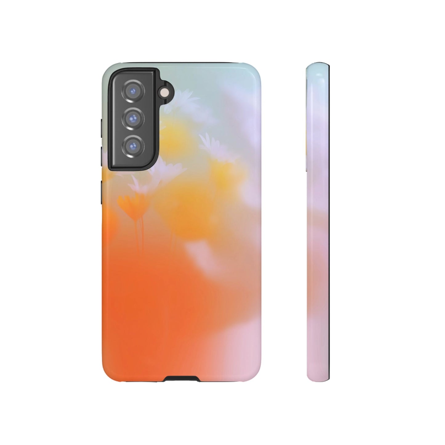 Grainy Blur Flower Phone Case