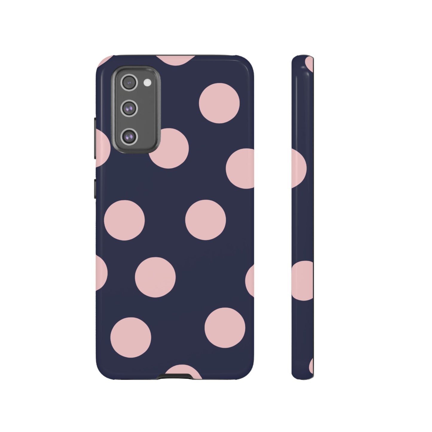 Blue & Pink Polka Dot Phone Case
