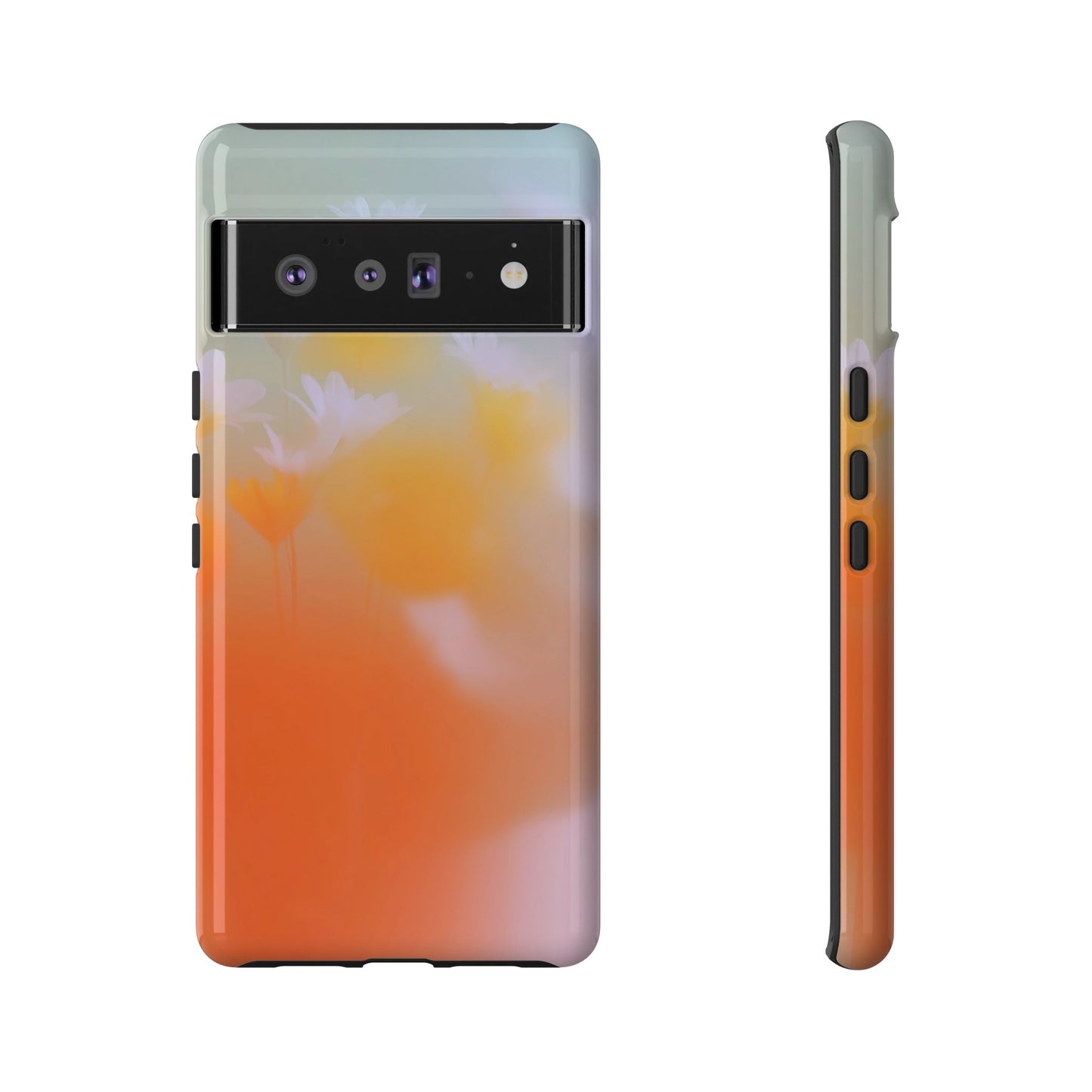 Grainy Blur Flower Phone Case
