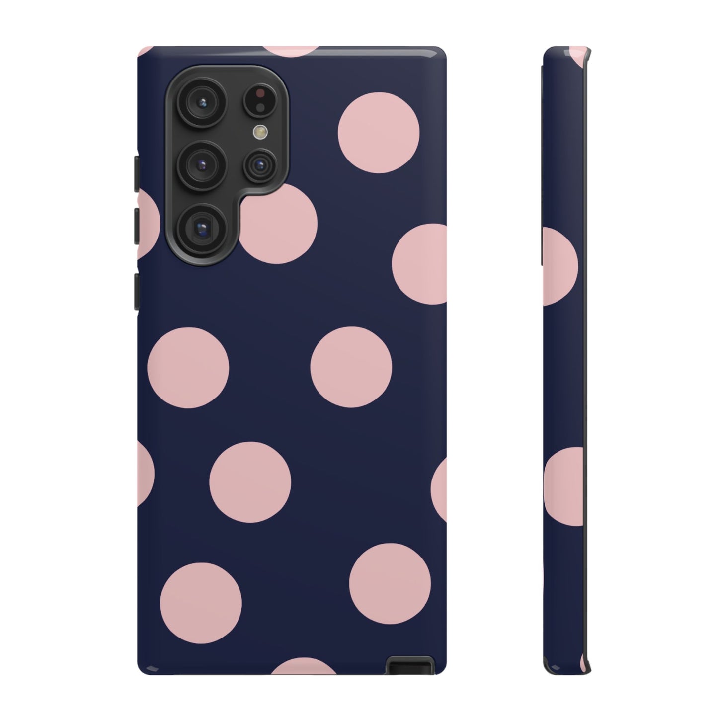 Blue & Pink Polka Dot Phone Case