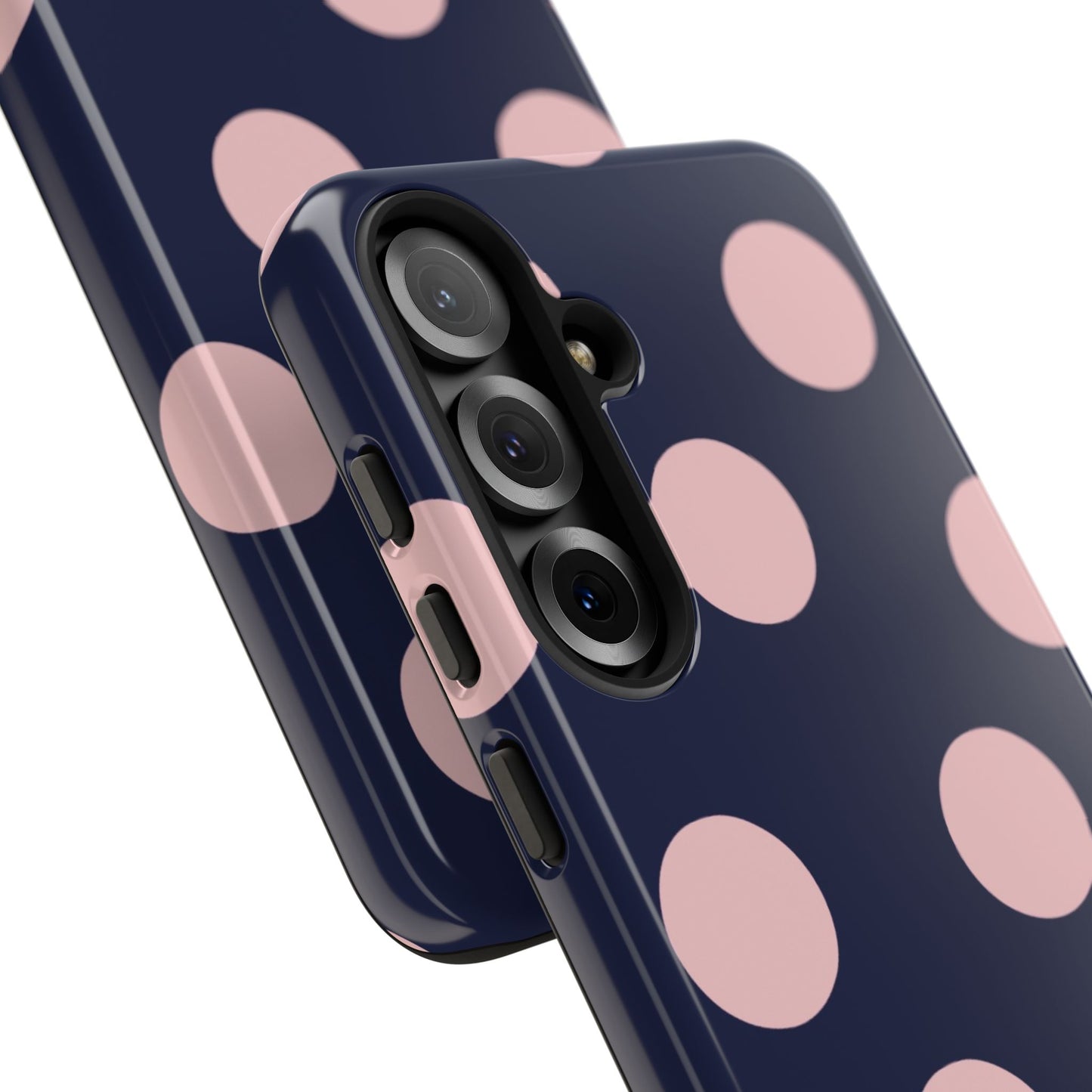 Blue & Pink Polka Dot Phone Case