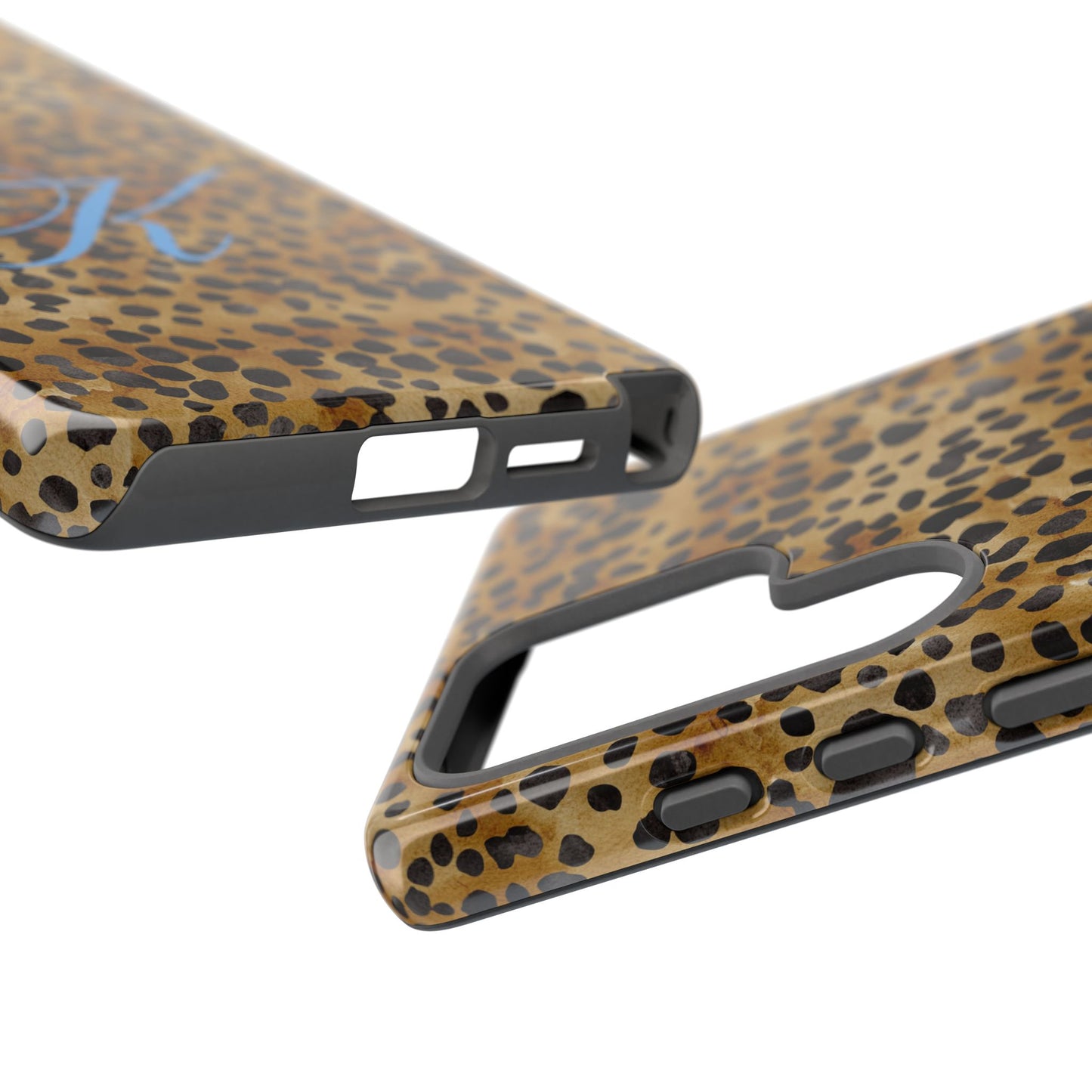 Personalized Initial Leopard Monogram Tough Case