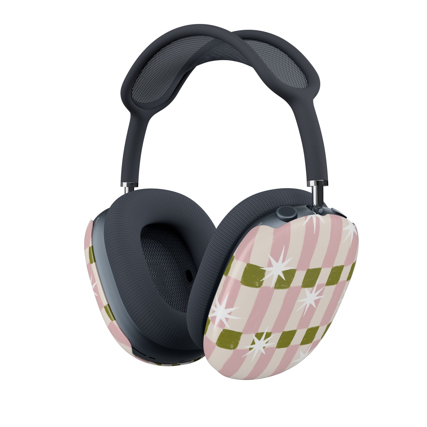 Retro Pink Plaid AirPod Max Covers