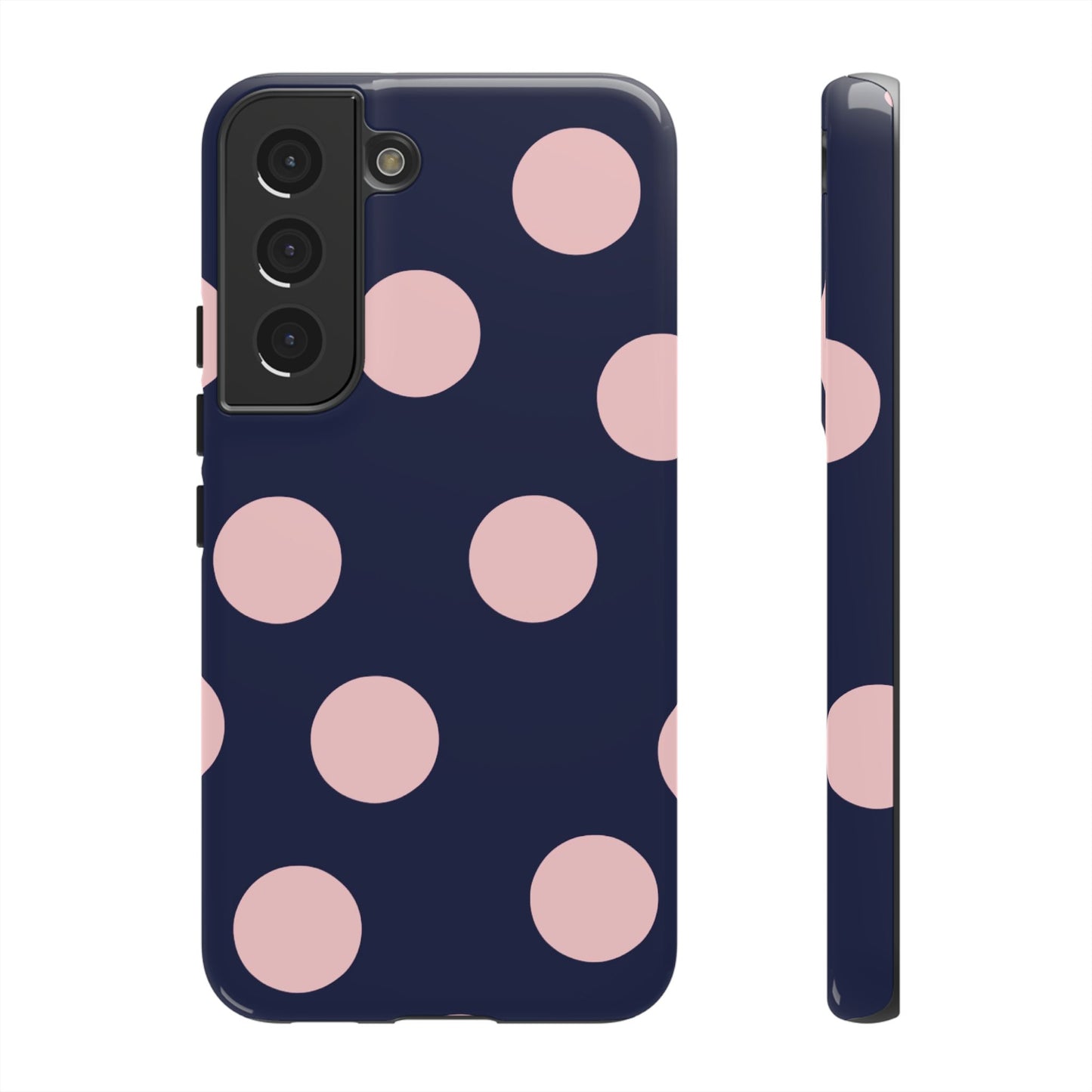 Blue & Pink Polka Dot Phone Case