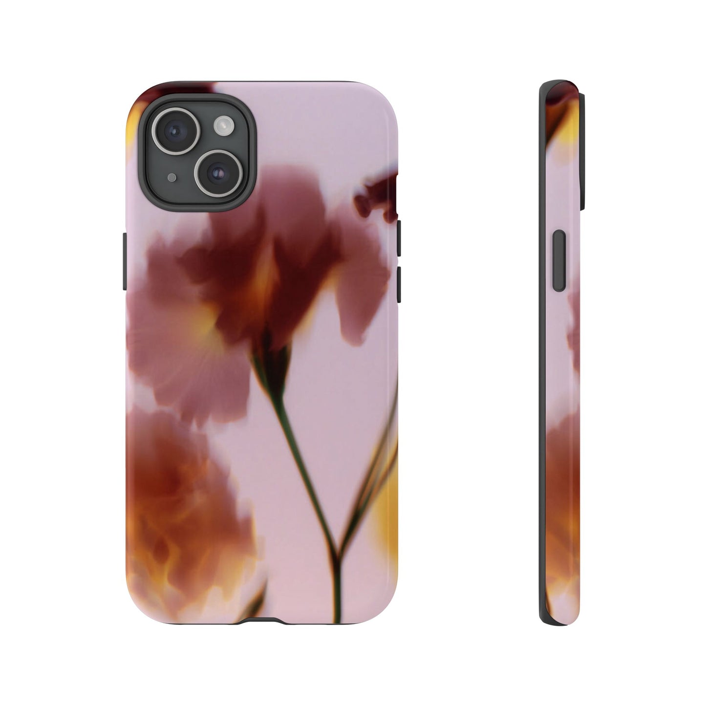 Grainy Blur Flower Phone Case