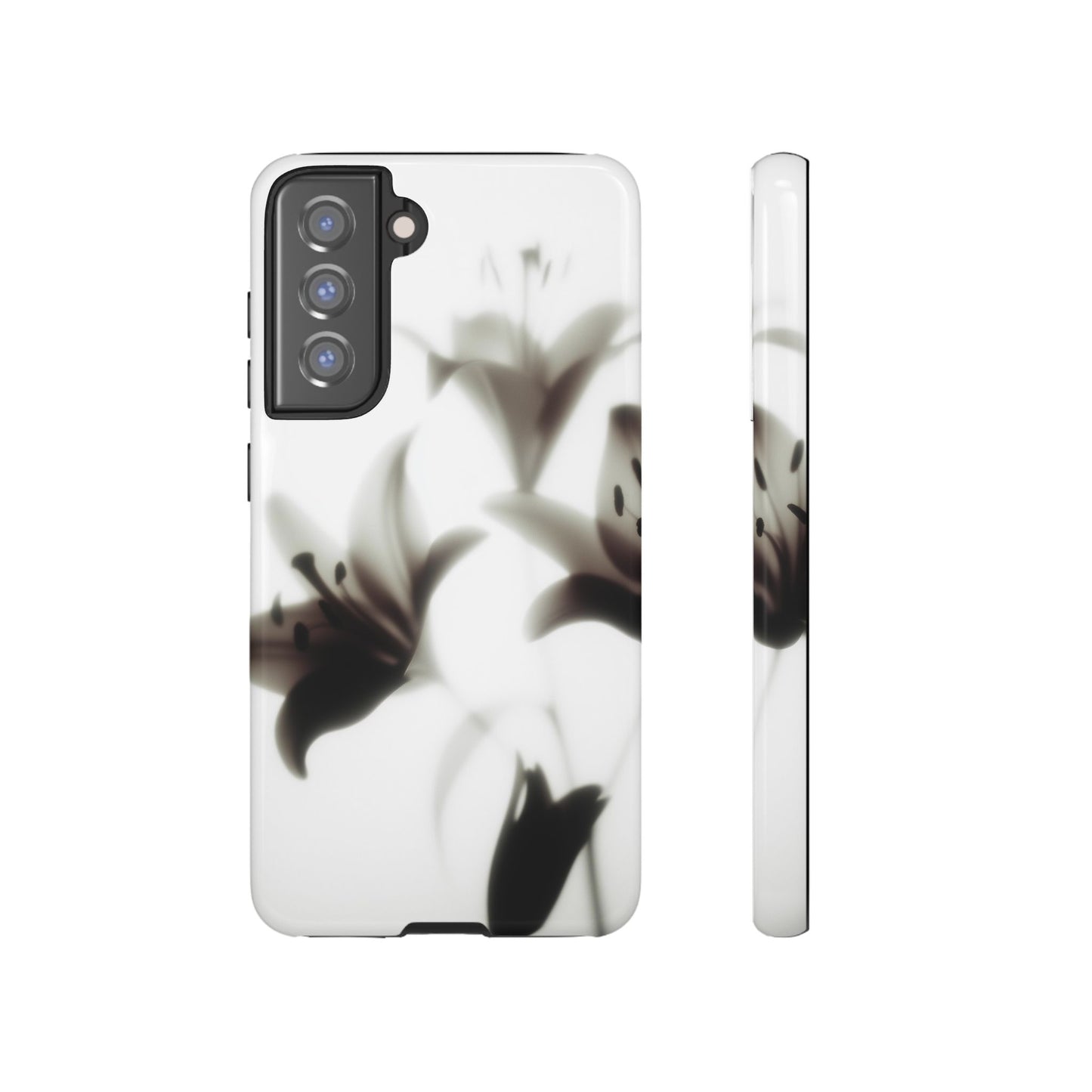 Grainy Blur Flower Phone Case